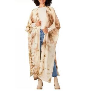Steve Madden Tie Dye Woven Duster Cover-Up